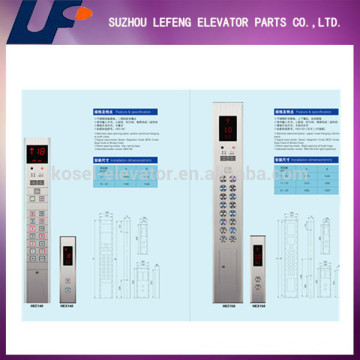 Panel de Operación de Coche / Panel de Operación de Coche de Ascensor / Indicador de Posición en Hall